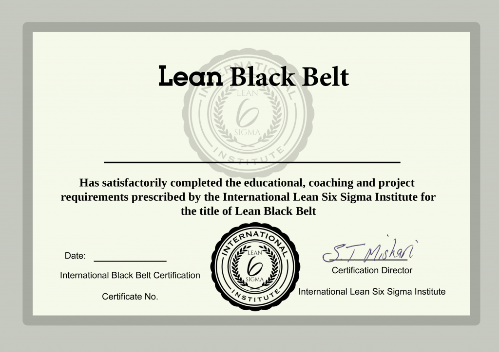 Dutch-Lean-Black-Belt-Template-Certificate | International Lean Six ...