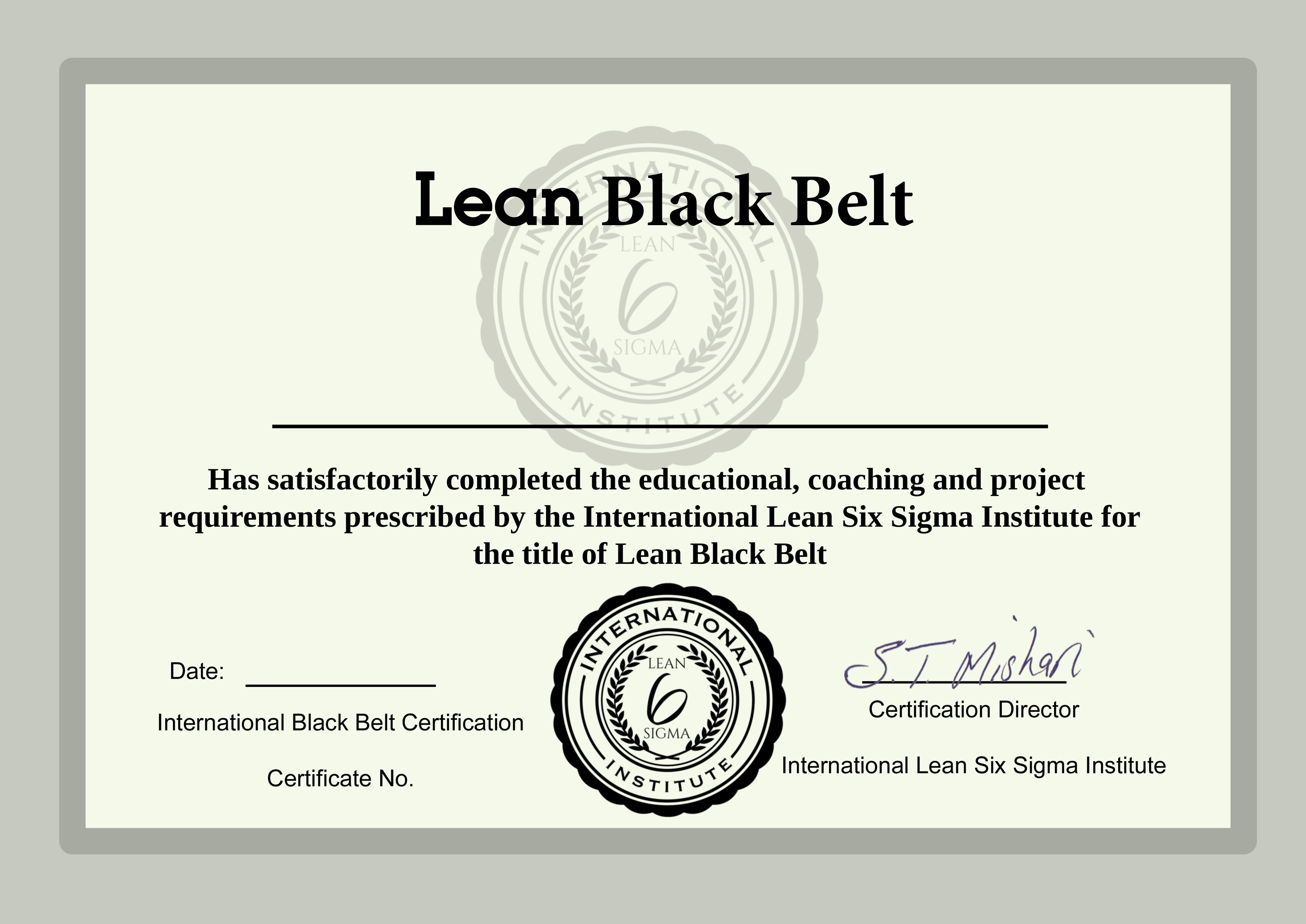 Dutch-Lean-Black-Belt-Template-Certificate  International Lean With Green Belt Certificate Template