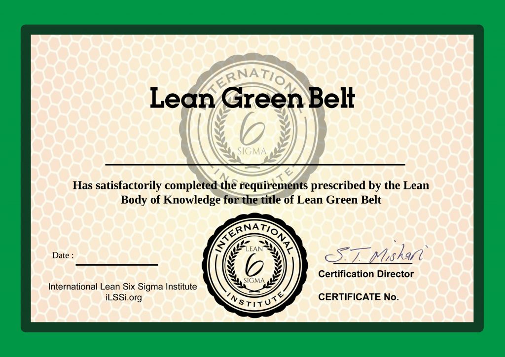 Dutch_Lean-Green-Belt-Template-Certificate | International Lean Six ...