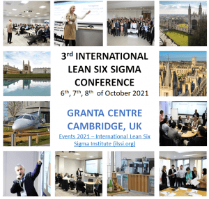 ILSSI Lean Six Sigma Conference Cambridge 2021