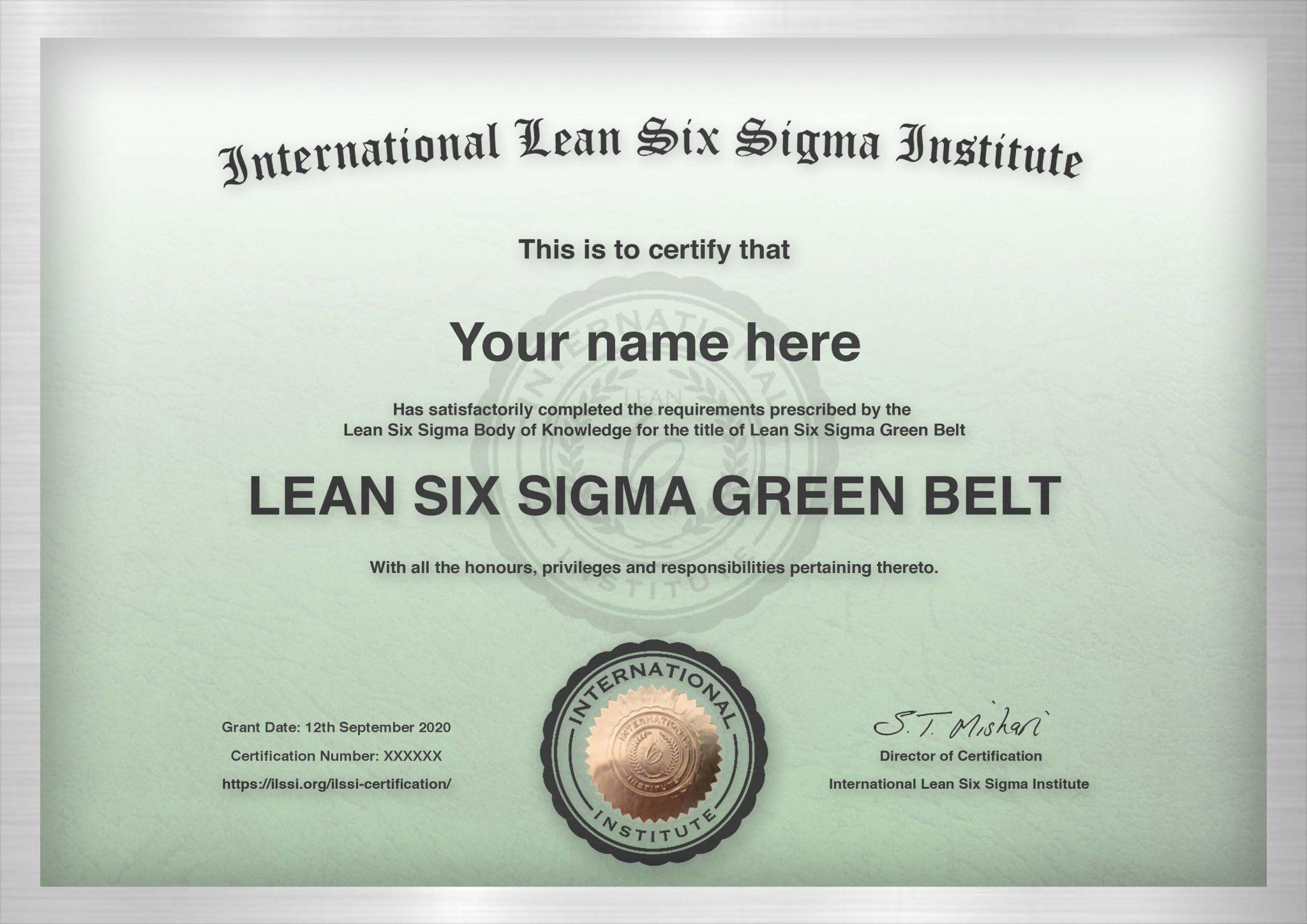 lean 6 sigma certifications