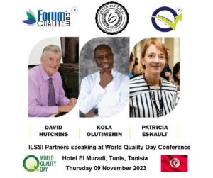 #ILSSI Partners will travel to Tunis, Tunisia to present at the #WorldQualityDay Conference, Bon Voyage David Hutchins, Kola (getKOLA) Olutimehin & Patricia Esnault