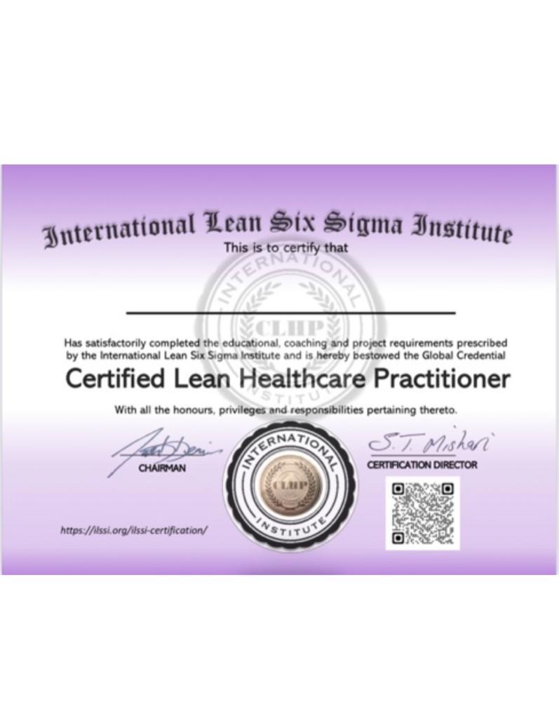 https://ilssi.org/exam/certified-lean-healthcare-practitioner/