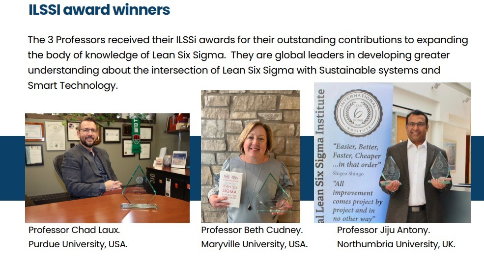 celebrating excellence in Lean Sigma