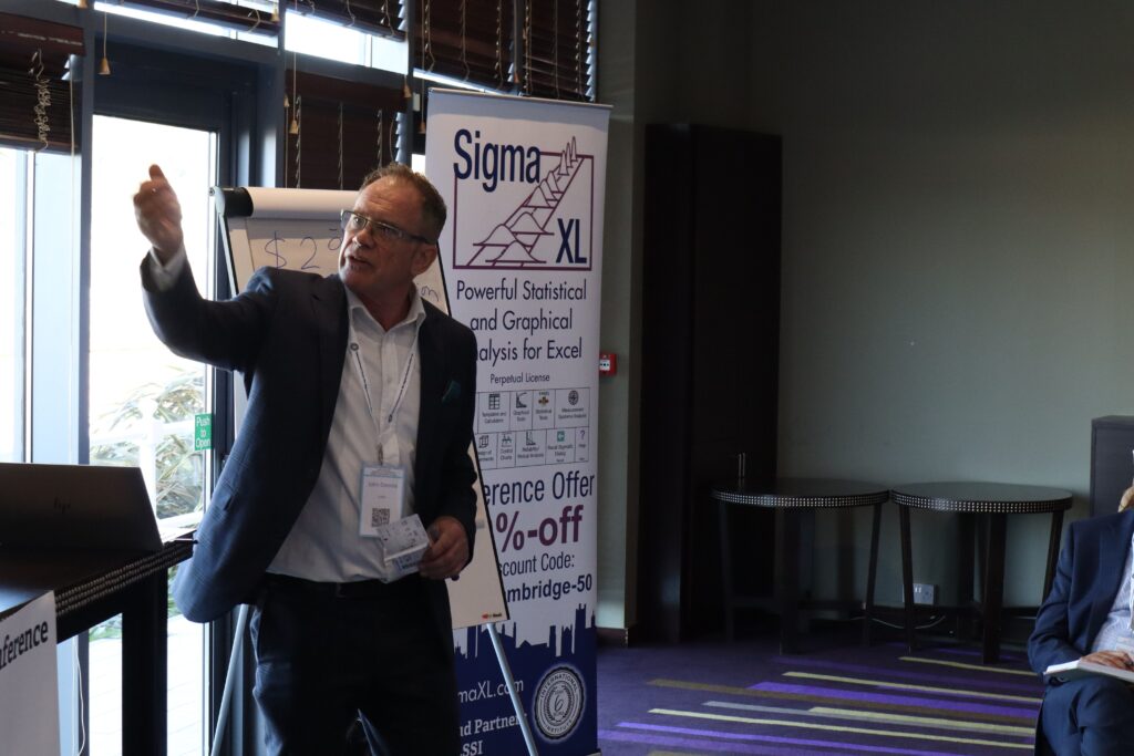 John Dennis SigmaXL ILSSI International Lean Six Sigma Conference Statistical Analysis workshop 2025