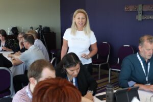 Larissa Stetsenko Lean Training Gamification using Paper Aeroplanes ILSSI Conference 2025 Jersey